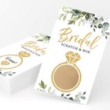 Printed Party Gelin Partisi Kazınabilir Oyun, Yüzük Piyango Biletleri, 30'lu Set