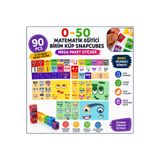 Printhome Matematik Eğitici Birim Küp Snapcubes /0-50 Mega Paket Sticker 90 Pcs