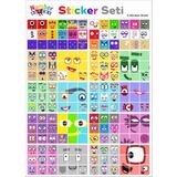 Printhome Number Blocks Matematik Eğitici Birim Küp Snapcubes /0-100 Mega Paket Sticker 180 Adet