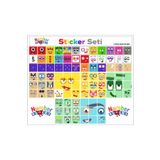 Printhome Number Blocks Matematik Eğitici Birim Küp Snapcubes /0-50 Mega Paket Sticker 90 Pcs