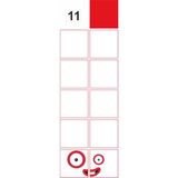 Printhome Number Blocks Matematik Eğitici Birim Küp Snapcubes /11-20 Sticker 155 Pcs
