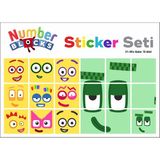 Printhome Number Blocks Matematik Eğitici Birim Küp Snapcubes /31-40 Sticker 18 Pcs