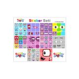 Printhome Number Blocks Matematik Eğitici Birim Küp Snapcubes /51-100 Mega Paket Sticker 90 Pcs