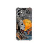 Printify Apple iPhone 11 ile Uyumlu Simya Serisi Mozaik Tanrıça Tasarımlı Uv Baskılı Köşe Korumalı Antişok Kılıf
