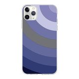 PrintiFy Apple iPhone 11 Pro Max ile Uyumlu Kapak Renk Cümbüşü D Tasarımlı 1mm Fit Şeffaf Silikon Kılıf Lila