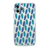 Printify Apple iPhone 11 Pro Max ile Uyumlu Nazar Boncuğu 4 Baskılı Kamera Korumalı Şeffaf Silikon Kılıf