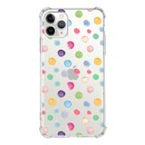 Printify Apple iPhone 11 Pro Max Uyumlu Water Color 6 Baskılı Şeffaf Köşe Korumalı Antişok Kılıf