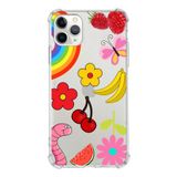 Printify Apple iPhone 11 Pro Uyumlu Water Color 5 Baskılı Şeffaf Köşe Korumalı Antişok Kılıf