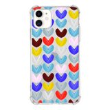 Printify Apple iPhone 11 Uyumlu Water Color 1 Baskılı Şeffaf Köşe Korumalı Antişok Kılıf