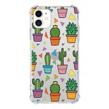Printify Apple iPhone 11 Uyumlu Water Color 4 Baskılı Şeffaf Köşe Korumalı Antişok Kılıf