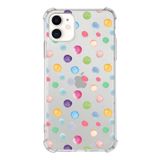 Printify Apple iPhone 11 Uyumlu Water Color 6 Baskılı Şeffaf Köşe Korumalı Antişok Kılıf