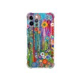 PrintiFy Apple iPhone 11pro ile Uyumlu Düşlerin Dansı Serisi Folklorik Bahçe Tasarımlı Uv Baskılı Köşe Korumalı Antişok Kılıf