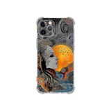 Printify Apple iPhone 11pro ile Uyumlu Simya Serisi Mozaik Tanrıça Tasarımlı Uv Baskılı Köşe Korumalı Antişok Kılıf