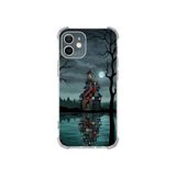 Printify Apple iPhone 12 ile Uyumlu Simya Serisi Gölge Ve Cam Tasarımlı Uv Baskılı Köşe Korumalı Antişok Kılıf