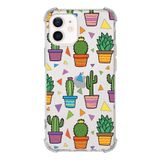 Printify Apple iPhone 12 Mini Uyumlu Water Color 4 Baskılı Şeffaf Köşe Korumalı Antişok Kılıf