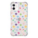 Printify Apple iPhone 12 Mini Uyumlu Water Color 6 Baskılı Şeffaf Köşe Korumalı Antişok Kılıf