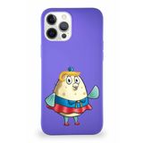 Printify Apple Iphone 12 Pro Max Soft Premier Kapak Puff Tasarımlı Silikon Kılıf - Mor
