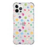Printify Apple iPhone 12 Pro Max Uyumlu Water Color 6 Baskılı Şeffaf Köşe Korumalı Antişok Kılıf
