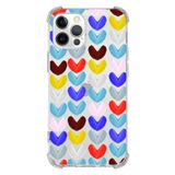 Printify Apple iPhone 12 Pro Uyumlu Water Color 1 Baskılı Şeffaf Köşe Korumalı Antişok Kılıf