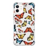 Printify Apple iPhone 12 Uyumlu Water Color 2 Baskılı Şeffaf Köşe Korumalı Antişok Kılıf