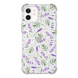 Printify Apple iPhone 12 Uyumlu Water Color 3 Baskılı Şeffaf Köşe Korumalı Antişok Kılıf