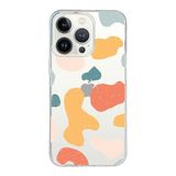 PrintiFy Apple iPhone 13 Pro Max ile Uyumlu Kapak Grunge Tasarımlı 1mm Fit Şeffaf Silikon Kılıf
