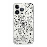 PrintiFy Apple iPhone 13 Pro Max ile Uyumlu Kapak Nostalji Desen - B Tasarımlı 1mm Fit Şeffaf Silikon Kılıf