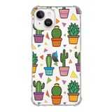 Printify Apple iPhone 14 Plus Uyumlu Water Color 4 Baskılı Şeffaf Köşe Korumalı Antişok Kılıf