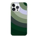 PrintiFy Apple iPhone 14 Pro Max ile Uyumlu Kapak Renk Cümbüşü C Tasarımlı 1mm Fit Şeffaf Silikon Kılıf Haki
