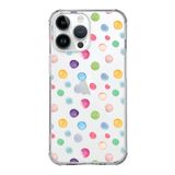 Printify Apple iPhone 14 Pro Max Uyumlu Water Color 6 Baskılı Şeffaf Köşe Korumalı Antişok Kılıf