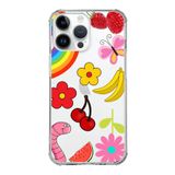 Printify Apple iPhone 14 Pro Uyumlu Water Color 5 Baskılı Şeffaf Köşe Korumalı Antişok Kılıf