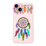 Printify Apple iPhone 15 Plus ile Uyumlu Nazar Boncuğu 6 Baskılı Kamera Korumalı Şeffaf Silikon Kılıf