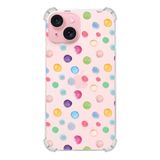Printify Apple iPhone 15 Plus Uyumlu Water Color 6 Baskılı Şeffaf Köşe Korumalı Antişok Kılıf