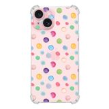 Printify Apple iPhone 15 Plus Water Color 6 Şeffaf Köşe ve Kamera Korumalı Korumalı Antişok Kılıf