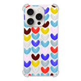 Printify Apple iPhone 15 Pro Uyumlu Water Color 1 Baskılı Şeffaf Köşe Korumalı Antişok Kılıf