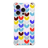 Printify Apple iPhone 15 Pro Water Color 1 Şeffaf Köşe ve Kamera Korumalı Korumalı Antişok Kılıf