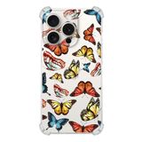 Printify Apple iPhone 15 Pro Water Color 2 Şeffaf Köşe ve Kamera Korumalı Korumalı Antişok Kılıf
