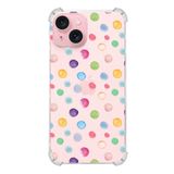 Printify Apple iPhone 15 Uyumlu Water Color 6 Baskılı Şeffaf Köşe Korumalı Antişok Kılıf