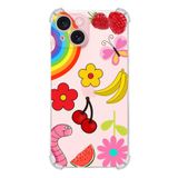 Printify Apple iPhone 15 Water Color 5 Şeffaf Köşe ve Kamera Korumalı Korumalı Antişok Kılıf