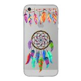 Printify Apple iPhone 5S Uyumlu Nazar Boncuğu 6 Baskılı Kamera Korumalı Şeffaf Silikon Kılıf