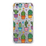 Printify Apple iPhone 6 Uyumlu Water Color 4 Baskılı Şeffaf Köşe Korumalı Antişok Kılıf
