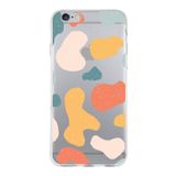 PrintiFy Apple iPhone 6S Plus ile Uyumlu Kapak Grunge Tasarımlı 1mm Fit Şeffaf Silikon Kılıf