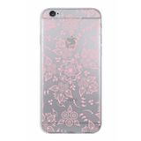 PrintiFy Apple iPhone 6S Plus ile Uyumlu Kapak Nostalji Desen - C Tasarımlı 1mm Fit Şeffaf Silikon Kılıf