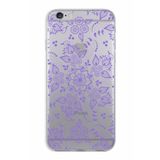 PrintiFy Apple iPhone 6S Plus ile Uyumlu Kapak Nostalji Desen - D Tasarımlı 1mm Fit Şeffaf Silikon Kılıf
