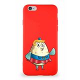 Printify Apple Iphone 6S Plus Soft Premier Kapak Puff Tasarımlı Silikon Kılıf - Kırmızı