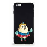 Printify Apple Iphone 6S Plus Soft Premier Kapak Puff Tasarımlı Silikon Kılıf - Siyah