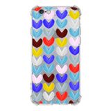 Printify Apple iPhone 6S Plus Uyumlu Water Color 1 Baskılı Şeffaf Köşe Korumalı Antişok Kılıf