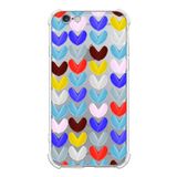 Printify Apple iPhone 6S Uyumlu Water Color 1 Baskılı Şeffaf Köşe Korumalı Antişok Kılıf