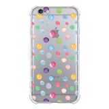 Printify Apple iPhone 6S Uyumlu Water Color 6 Baskılı Şeffaf Köşe Korumalı Antişok Kılıf