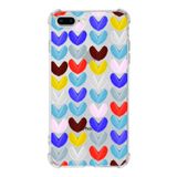 Printify Apple iPhone 7 Plus Uyumlu Water Color 1 Baskılı Şeffaf Köşe Korumalı Antişok Kılıf